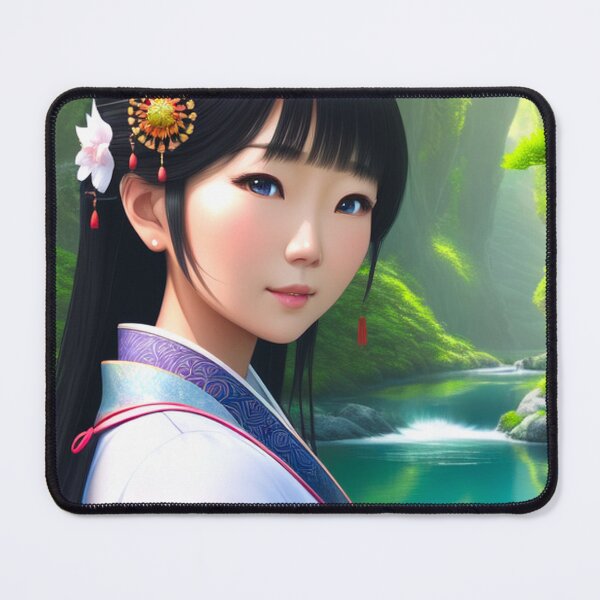 Item preview, Enchanting Japanese woman by the river designed and sold by Nathan Z..