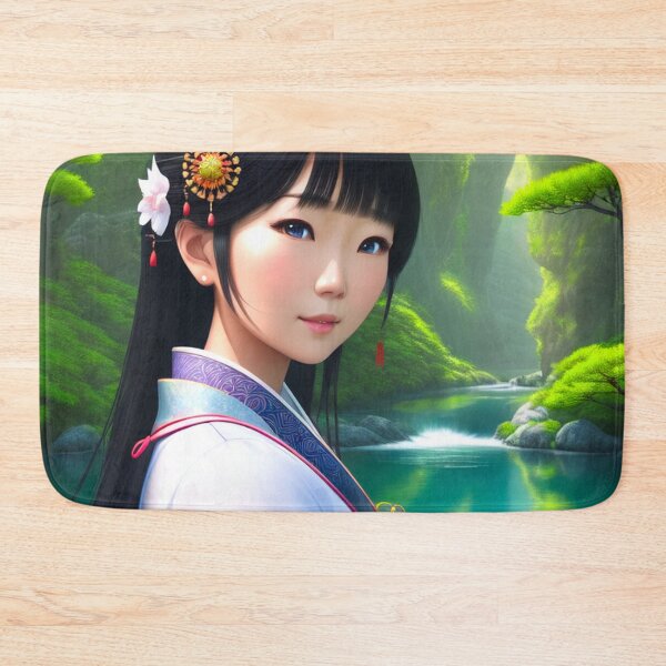 Item preview, Enchanting Japanese woman by the river designed and sold by Nathan Z..