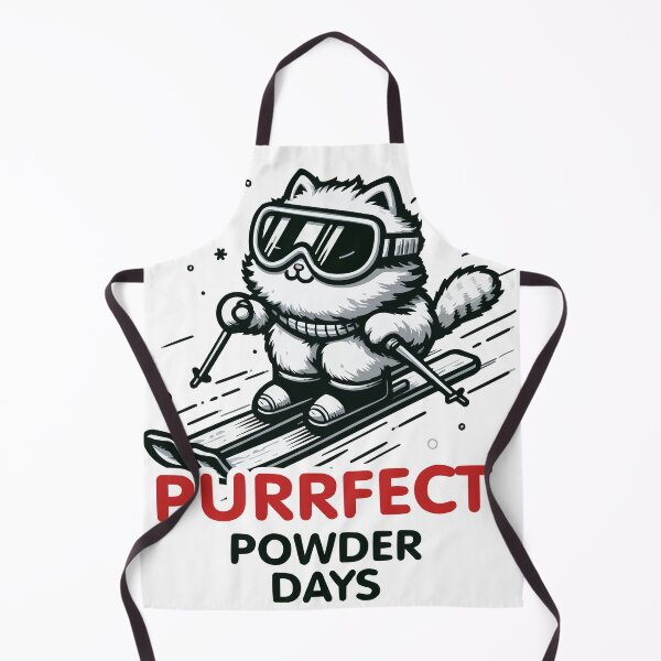 Item preview, Skiing Cat - Purrfect Powder Days designed and sold by FRUU-design.