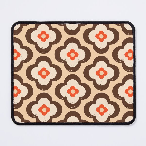 Item preview, Mod 70s Floral Daisy Vanilla - Mid Century Floral designed and sold by susycosta.