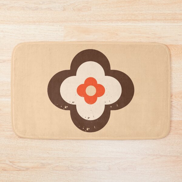 Item preview, Mod 70s Floral Daisy Vanilla - Mid Century Floral designed and sold by susycosta.
