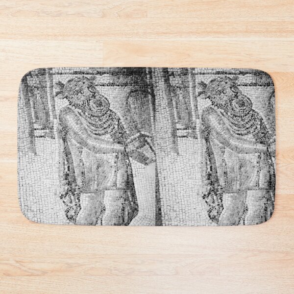 Item preview, Roman Actor Mosaic Cordoba Black and White Vertical designed and sold by eddiebarronshop.