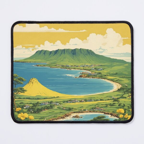 Item preview, Jeju South Korea Tourism Vintage Poster designed and sold by TravelersGems.
