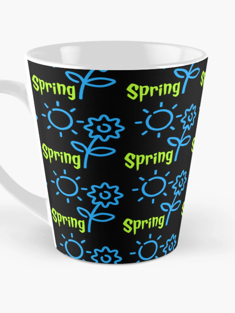 Thumbnail 3 of 4, Coffee Mug, Spring In Blue designed and sold by DesignsMjB.