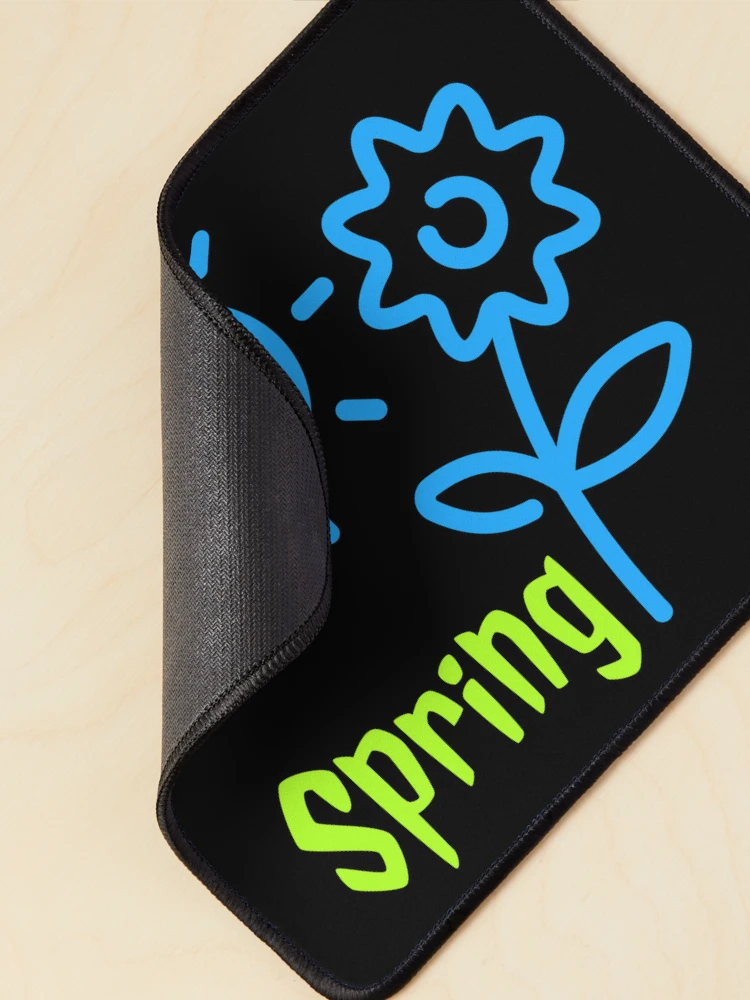 Thumbnail 2 of 5, Mouse Pad, Spring In Blue designed and sold by DesignsMjB.