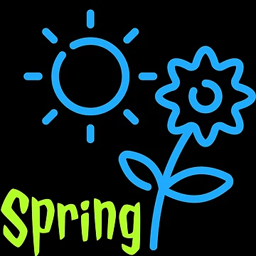 Artwork thumbnail, Spring In Blue by DesignsMjB