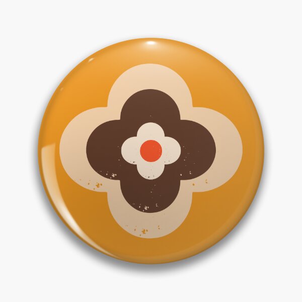 Item preview, Mod Retro Daisy Marigold - Mid Century Floral designed and sold by susycosta.