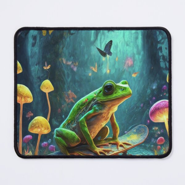 Item preview, FROG ON SKATEBOARD designed and sold by Obinne.