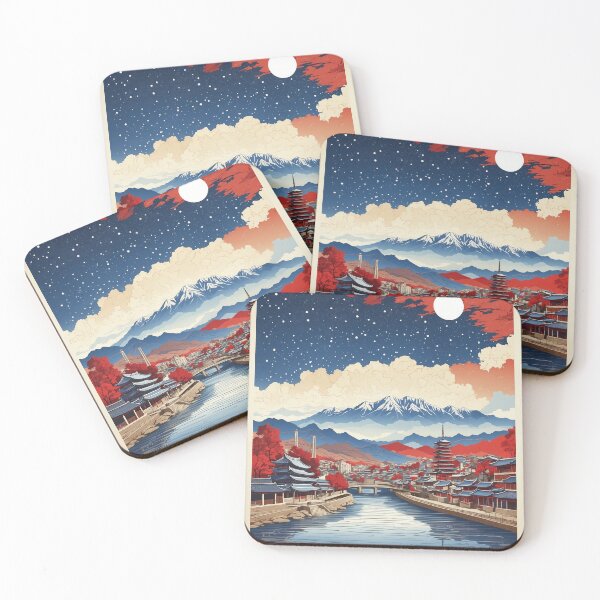 Item preview, Jeonju Korea Starry Night Tourism Vintage Poster designed and sold by TravelersGems.