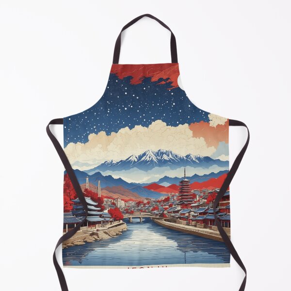Item preview, Jeonju Korea Starry Night Tourism Vintage Poster designed and sold by TravelersGems.