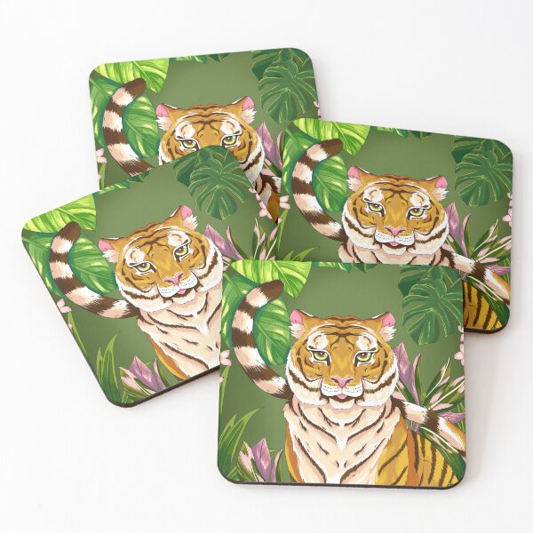Item preview, Tiger in a jungle designed and sold by Art_with_Honesty.