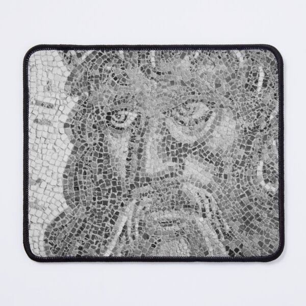 Item preview, Roman Mosaic Face Cordoba Black and White Vertical designed and sold by eddiebarronshop.