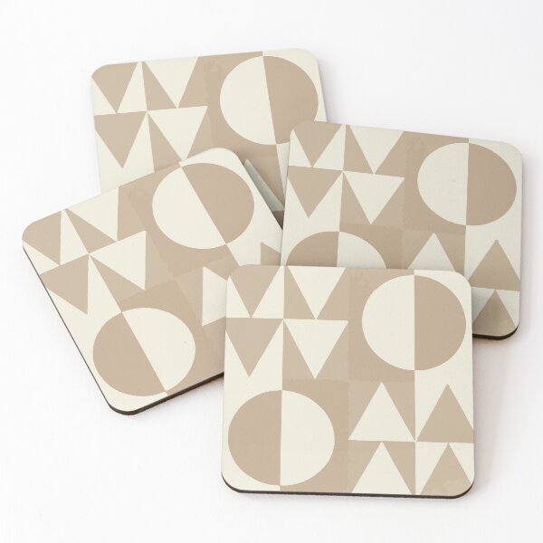 Item preview, Neutral Halftone Geometric Pattern V designed and sold by Sumaia Sharmin.