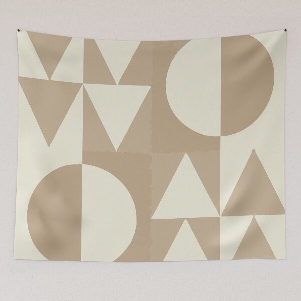 Item preview, Neutral Halftone Geometric Pattern V designed and sold by Sumaia Sharmin.