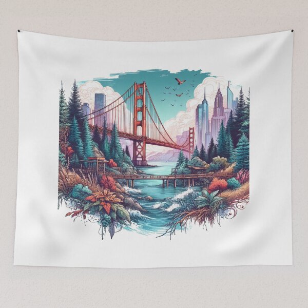 Item preview, Stonic Creek and OAKVILLE City centered around Sky  Bridge. HAMULTON" designed and sold by PaintMeWorld.