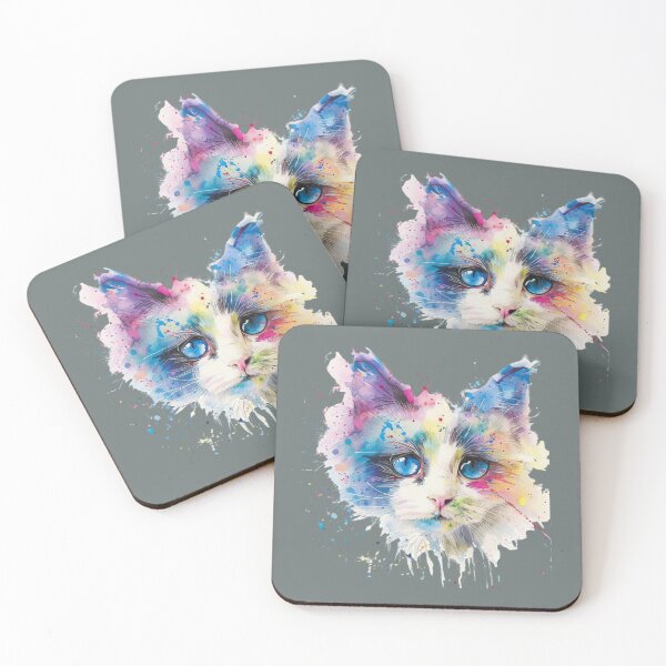 Item preview, Watercolor Cat designed and sold by flowerpower999.