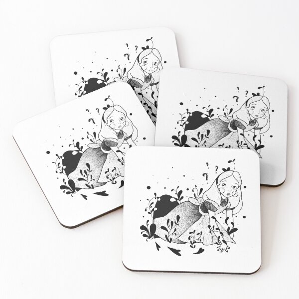 Item preview, Out of the Rabbit hole (black) designed and sold by Alka Mandragora.