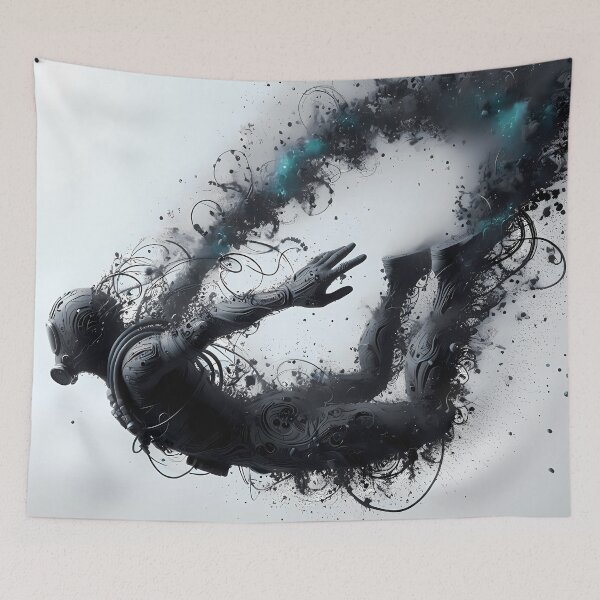 Item preview, Cyber Scuba Diver designed and sold by Vibranta Studio.