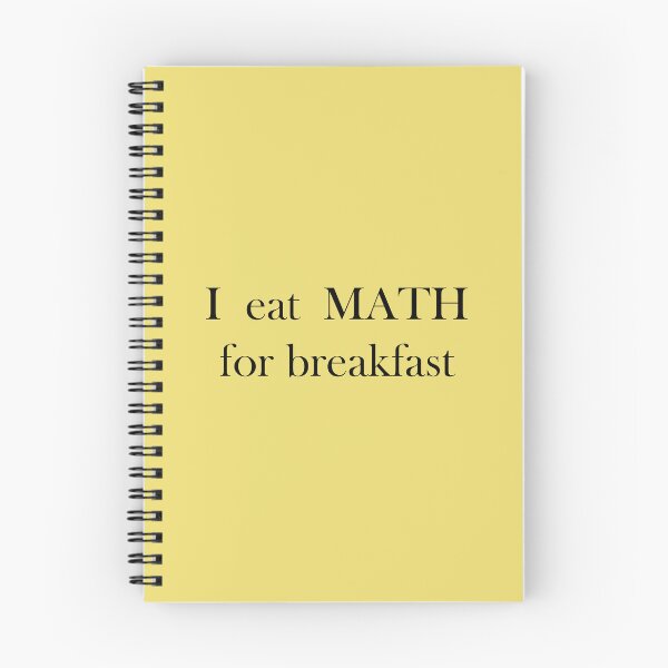 Item preview, Yo como MATEMÁTICAS en el desayuno designed and sold by Monkey-Bar.
