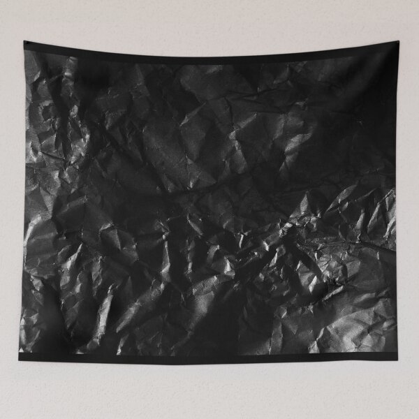 Item preview, Black wrinkled glossy paper texture designed and sold by nesgalina.