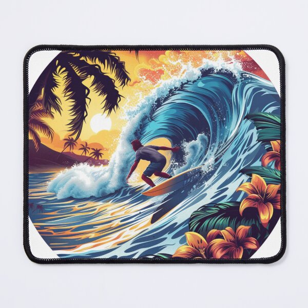 Item preview, Surfer on the wave designed and sold by Revived Design.