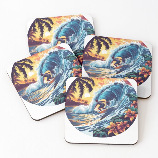 Item preview, Surfer on the wave designed and sold by Revived Design.