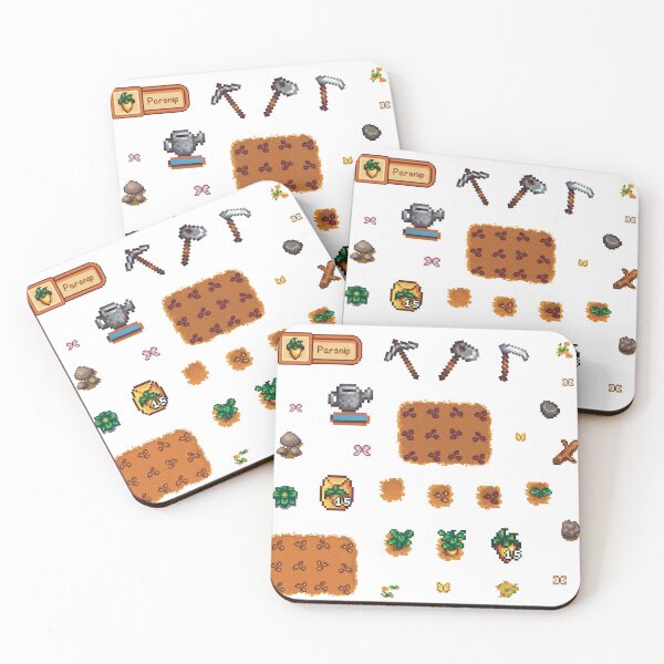 Item preview, Stardew valley parsnip crops growing sticker designed and sold by Nnnnnnnnnnne.