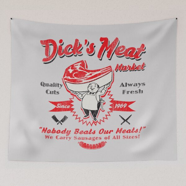 Item preview, Dick's Meat Market Lts Worn designed and sold by Alema Art.