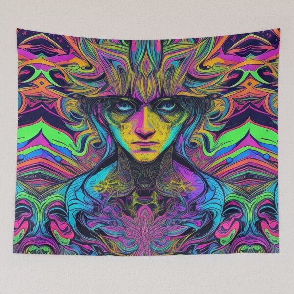 Item preview,  Psychedelic Character designed and sold by Becooldesing.
