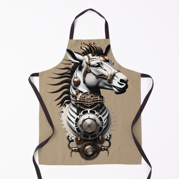 Aperçu de l'œuvre Cheval Steampunk créée et vendue par Vibranta Studio.