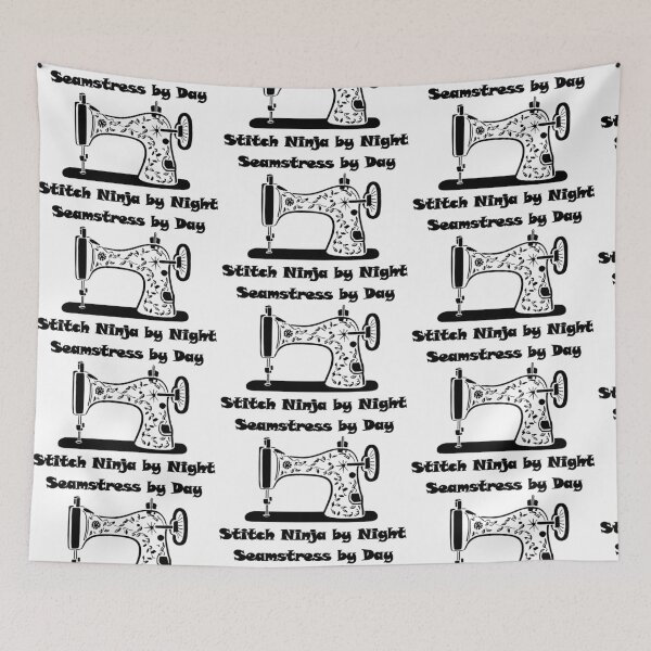Item preview, Seamstress by Day Stitch Ninja by Night - Perfect for Sewciopaths designed and sold by EmeraldeaArt.