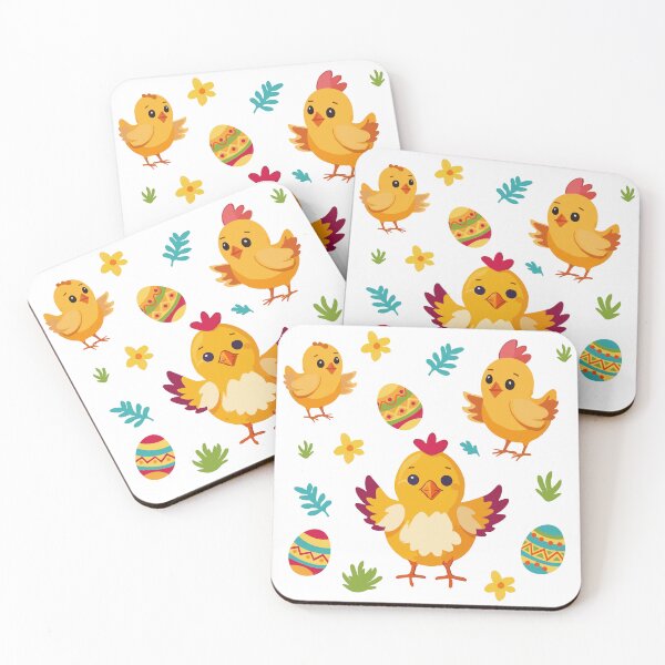 Item preview, easter chick eggs flower grass designed and sold by Tatty-shop.