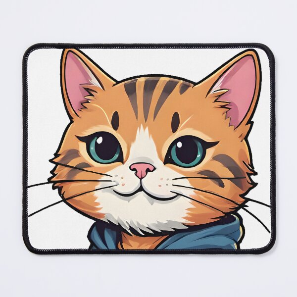 Item preview, Skating Cat in Blue Jacket designed and sold by alacaz.