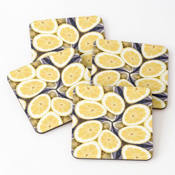 Item preview, Patrón de limones amarillos designed and sold by Patternflower.