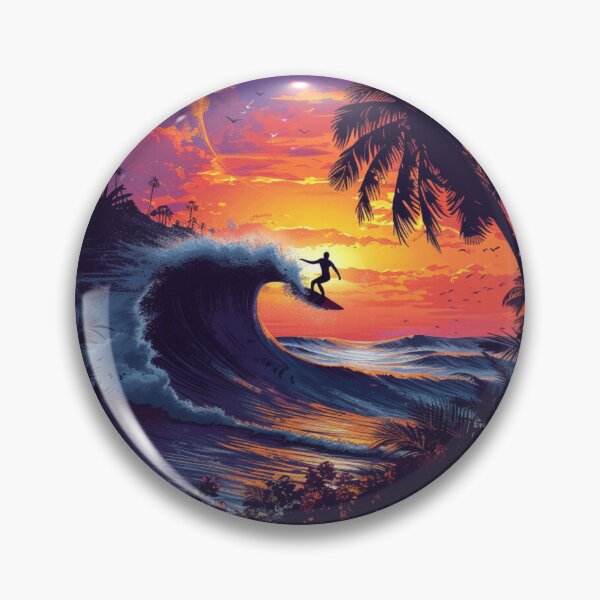 Item preview, Surfer on the wave designed and sold by Revived Design.