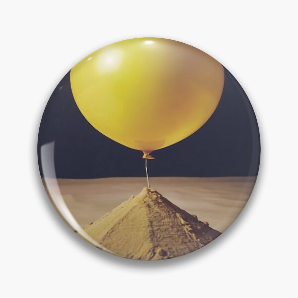 Item preview, Yellow balloon on a sandy hill designed and sold by M-Y-A-R-T-.