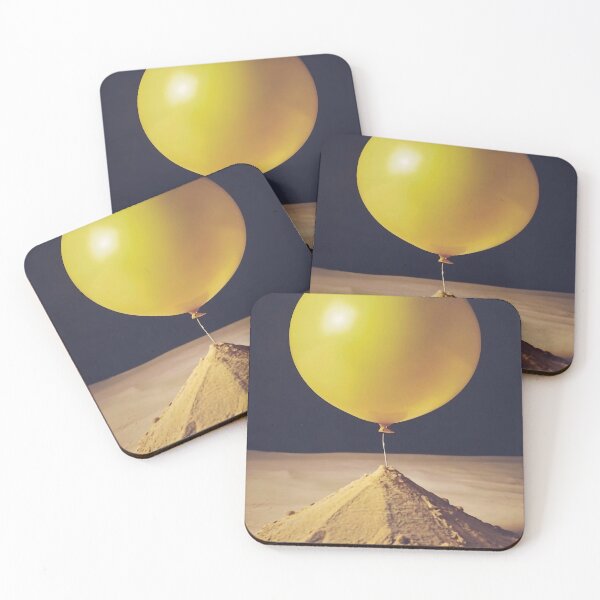 Item preview, Yellow balloon on a sandy hill designed and sold by M-Y-A-R-T-.