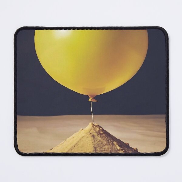 Item preview, Yellow balloon on a sandy hill designed and sold by M-Y-A-R-T-.