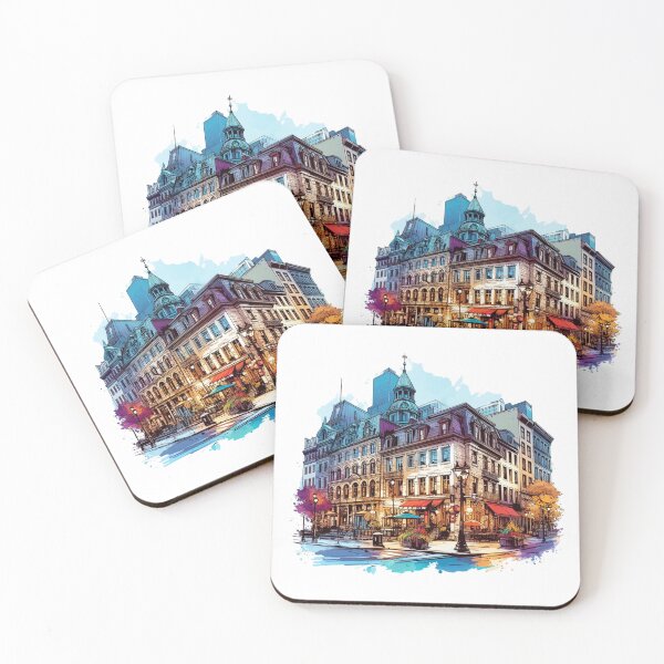 Item preview, Montreal's unique landmarks: Old Montreal. designed and sold by PaintMeWorld.