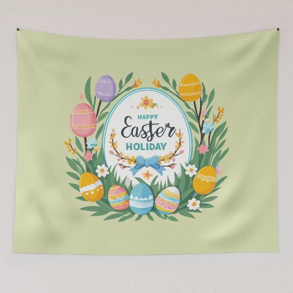 Item preview, happy easter holiday invitation designed and sold by Tatty-shop.