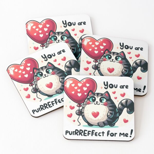 Item preview, Cat with a Heart Balloon designed and sold by IlikeStyle.