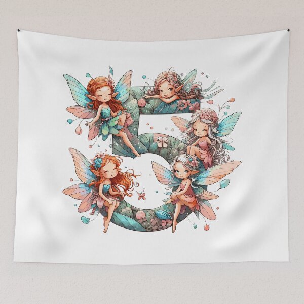 Item preview, 5 years fairy elf birthday gift designed and sold by Pineapple-Tree.