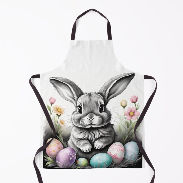 Item preview, Colorful Festive Easter Eggs Easter Bunny Spring Flowers Version 224 designed and sold by DreamingAwake1.