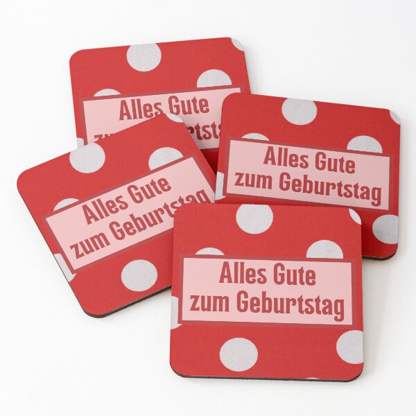Item preview, Alles Gute zum Geburtstag, happy birthday in German, German birthday designed and sold by Pommallina.