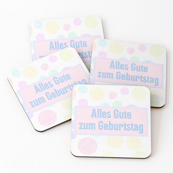 Item preview, Alles Gute zum Geburtstag, happy birthday in German, German birthday designed and sold by Pommallina.