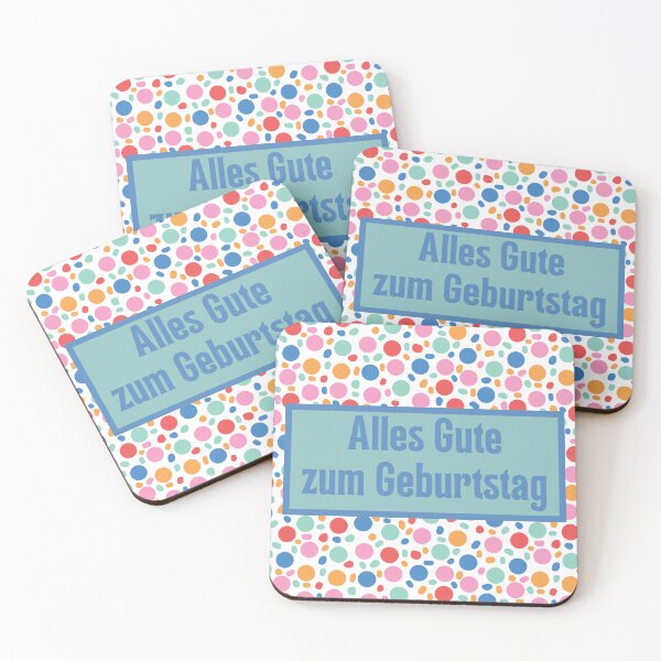 Item preview, Alles Gute zum Geburtstag, happy birthday in German, German birthday designed and sold by Pommallina.