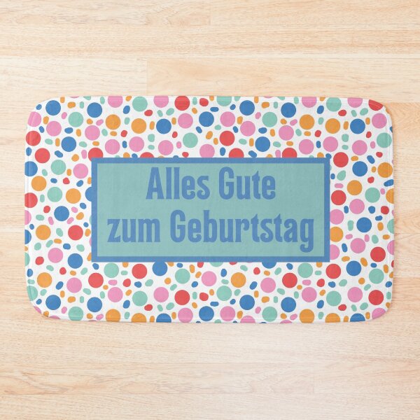 Item preview, Alles Gute zum Geburtstag, happy birthday in German, German birthday designed and sold by Pommallina.