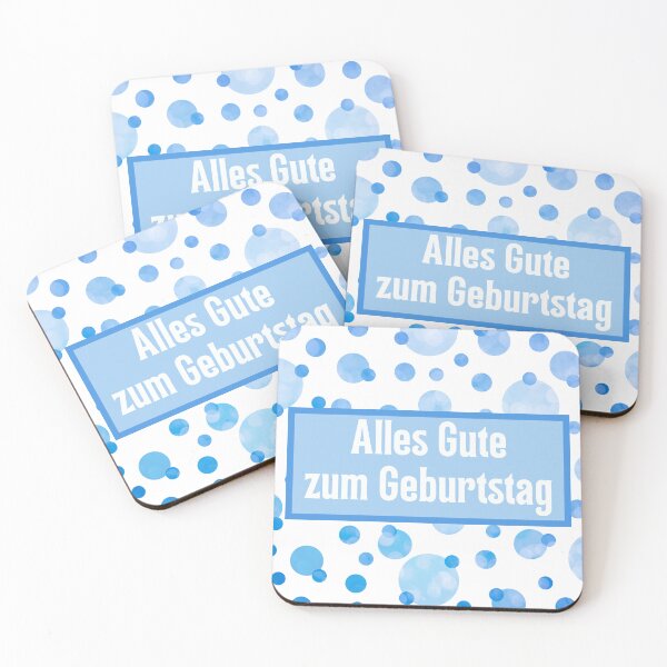 Item preview, Alles Gute zum Geburtstag, happy birthday in German, German birthday designed and sold by Pommallina.