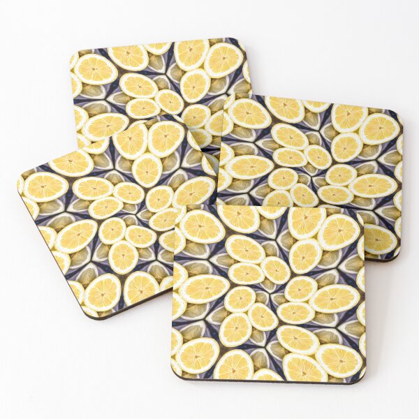 Item preview, Patrón de limones amarillos designed and sold by Patternflower.