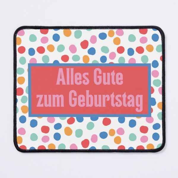 Item preview, Alles Gute zum Geburtstag, happy birthday in German, German birthday designed and sold by Pommallina.